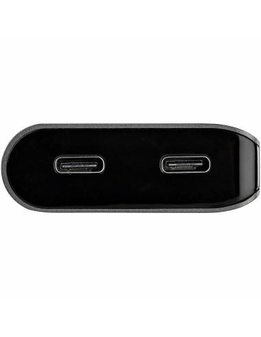 Startech DKT31CMDPHPD Docking Station 7 en 1 USB-C a USB-C/USB-A/HDMI Gris
