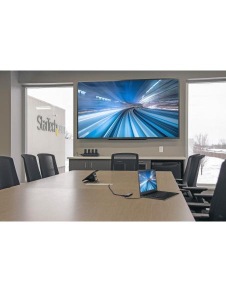 Startech DKT31CMDPHPD Docking Station 7 en 1 USB-C a USB-C/USB-A/HDMI Gris