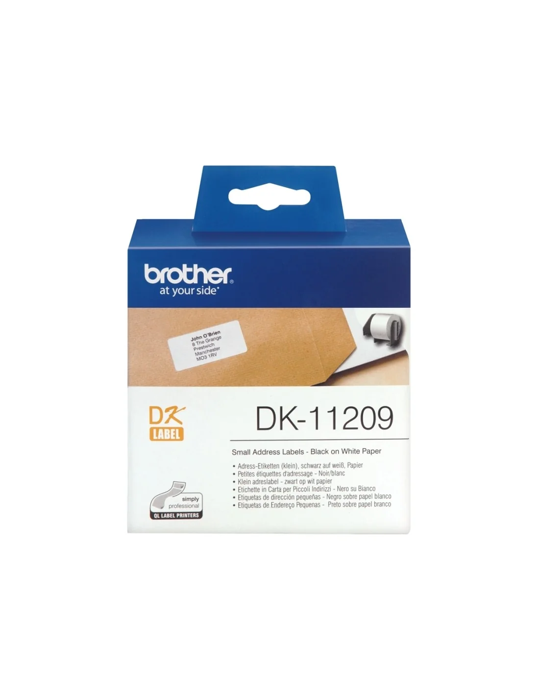 Brother Etiquetas DK11209 Dirección 29x69 mm 800 u