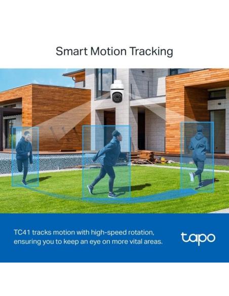 TP-Link Tapo TC41 Cámara de Vigilancia Exterior 360º WiFi 2K Visión Nocturna IP65