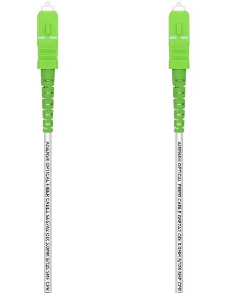 Aisens A152-0497 Cable de Fibra Óptica 7m Blanco