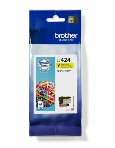 Brother LC-424Y Cartucho de Tinta Amarillo