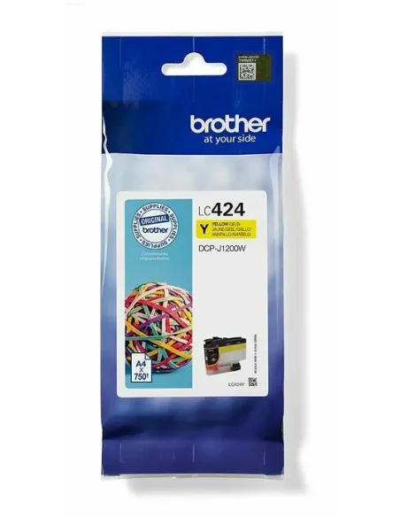 Brother LC-424Y Cartucho de Tinta Amarillo