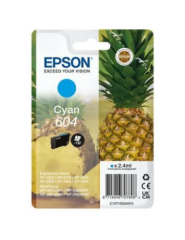 Epson 604 Cartucho de Tinta Cian