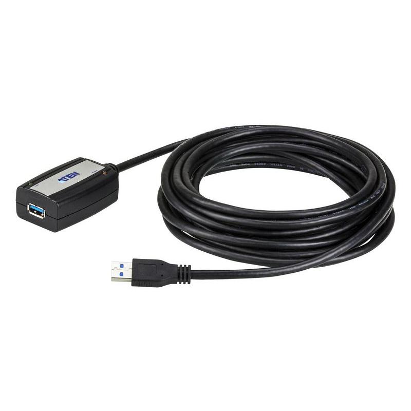 Aten UE350A-AT Cable USB-A Macho/Hembra 5M Negro