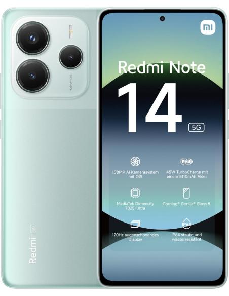 Xiaomi Redmi Note 14 5G 8/256GB Verde