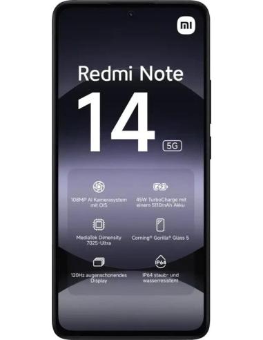 Xiaomi Redmi Note 14 5G 8/256GB Negro