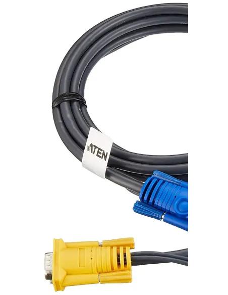 Aten 2L-5303U Cable VGA + USB-A + Mini Jack 3M Negro