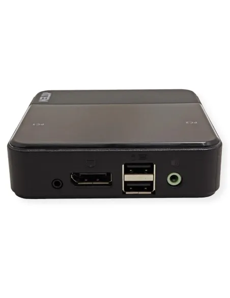 Aten CS782DP-AT KVM Switch 2 Puertos USB-A/USB-B/Mini Jack/Displayport Negro