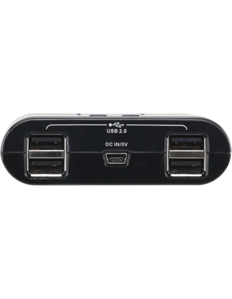 Aten US424-AT Switch KVM 4 Puertos USB-A 2.0 Negro
