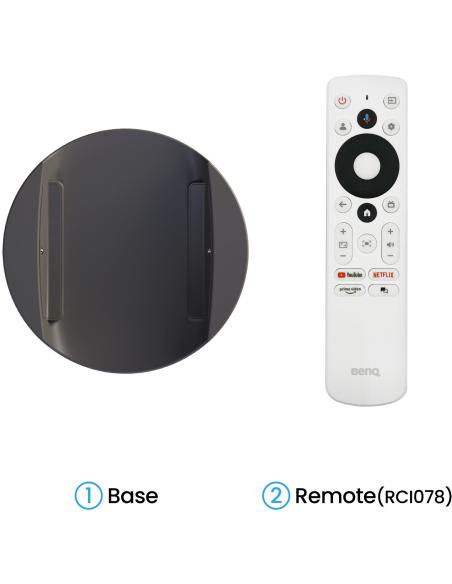 BenQ GV50 Proyector ANSI DLP FullHD 500 Lúmenes Blanco