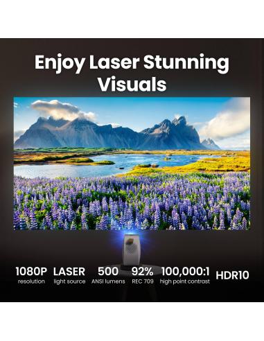 BenQ GV50 Proyector ANSI DLP FullHD 500 Lúmenes Blanco