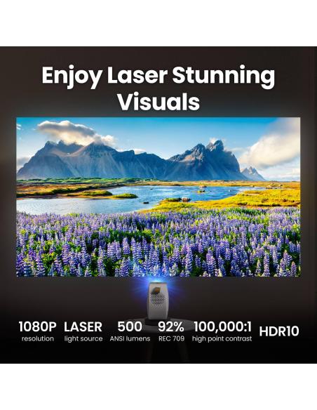 BenQ GV50 Proyector ANSI DLP FullHD 500 Lúmenes Blanco