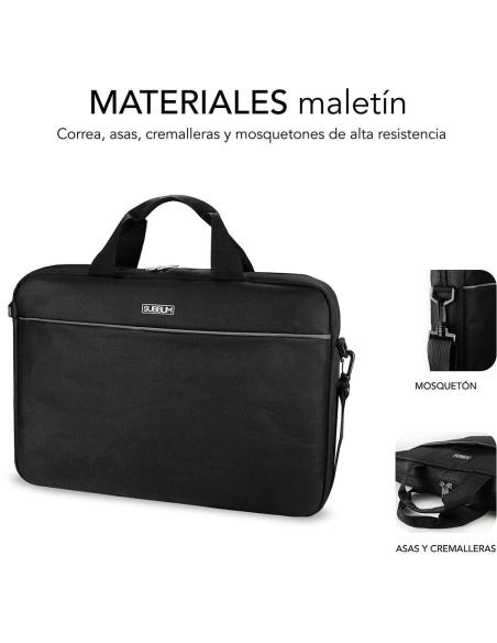 Subblim Select SUB-LB-2SP0001 Pack Ratón Wireless + Maletín para portátil hasta 15.6" Negro
