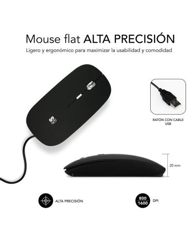 Subblim Select SUB-LB-2SP0001 Pack Ratón Wireless + Maletín para portátil hasta 15.6" Negro