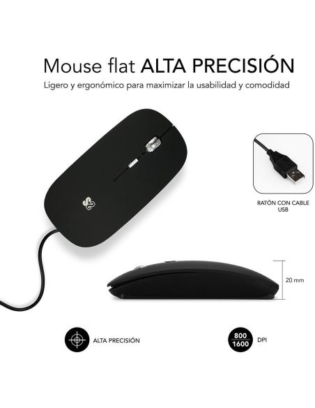 Subblim Select SUB-LB-2SP0001 Pack Ratón Wireless + Maletín para portátil hasta 15.6" Negro