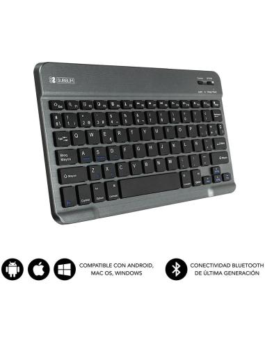 Subblim Smart SUB-KBT-SM0002 Teclado Inalámbrico Bluetooth Gris