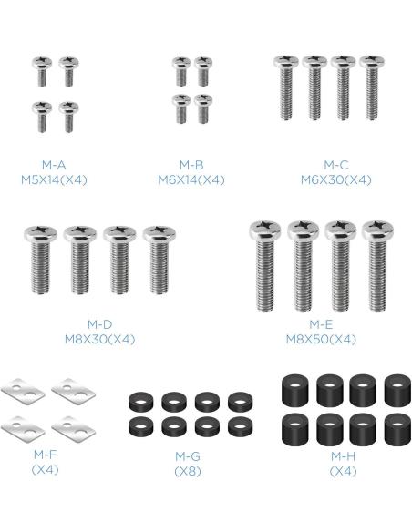 TooQ LP42100T-B Soporte TV Inclinable hasta 100" Negro