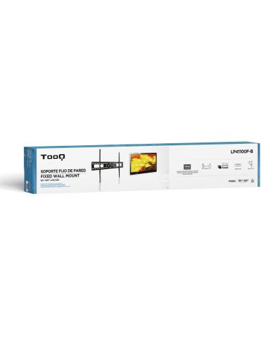 TooQ LP41100F-B Soporte de Pared Fijo para Monitor/TV 60"-100" Máx. 75Kg Negro