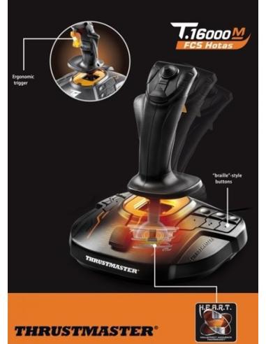 Thrustmaster T.16000M FCS Joystick Negro