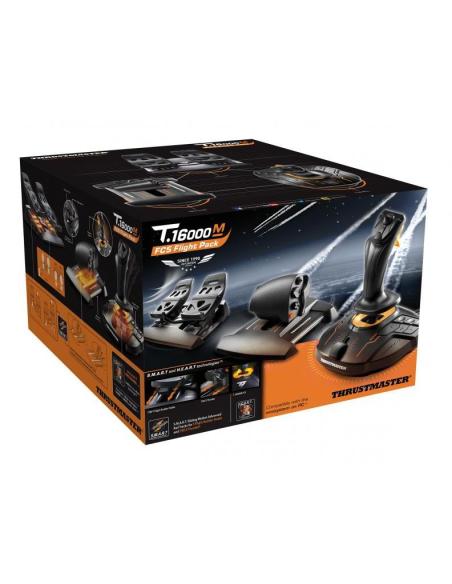 Thrustmaster T-16000M FCS Flight Pack Joystick + Acelerador + Pedales