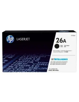 HP Tóner 26A Negro