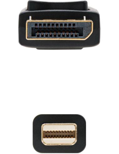 Nanocable 10.15.2402 Cable DisplayPort a Mini DisplayPort 2M Negro