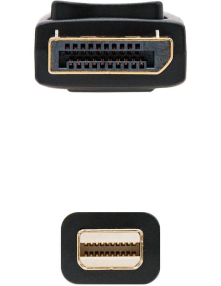 Nanocable 10.15.2402 Cable DisplayPort a Mini DisplayPort 2M Negro