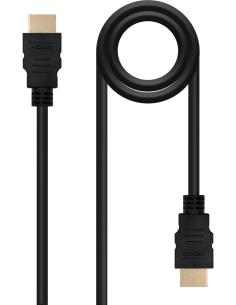 Nanocable 10.15.1702 Cable HDMI Alta Velocidad con Ethernet V1.4 Macho/Macho 1.8M Negro-50733
