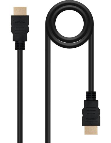 Nanocable 10.15.1702 Cable HDMI Alta Velocidad con Ethernet V1.4 Macho/Macho 1.8M Negro