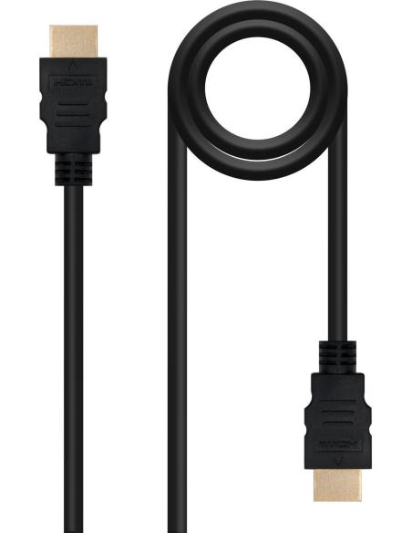 Nanocable 10.15.1702 Cable HDMI Alta Velocidad con Ethernet V1.4 Macho/Macho 1.8M Negro