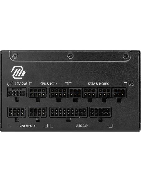 MSI MAG A1250GL ATX 3.1 PCIe 5.1 1250W 80 Plus Gold Modular