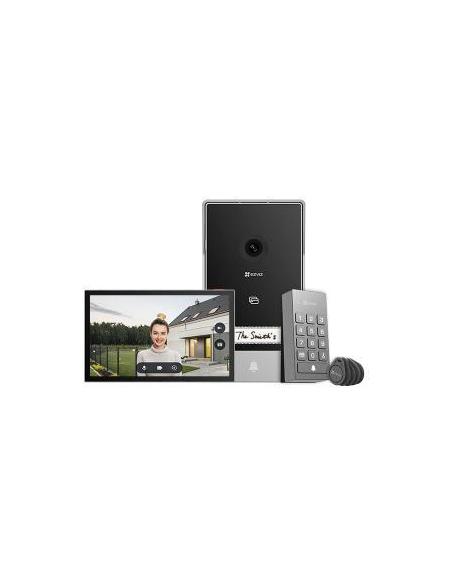 Ezviz CS-TP7-R100-1W2TFC Sistema de Intercomunicación  2048 x 1296 Píxeles Negro/Plata