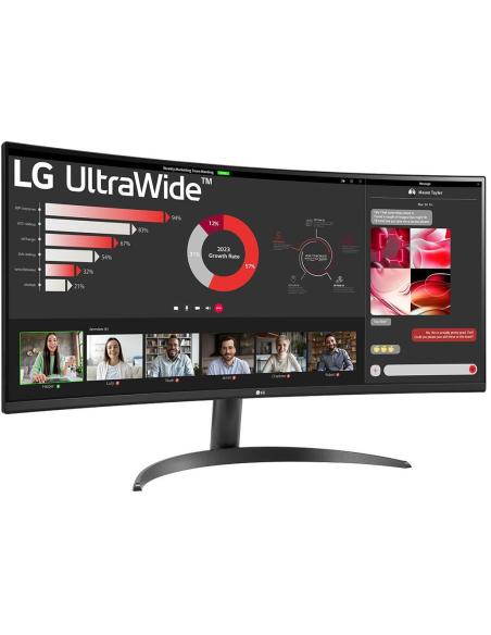 LG 34WR50QK-B 34" LED VA UltraWide QHD 100Hz FreeSync Curva