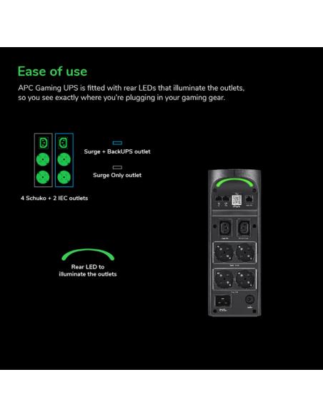 APC Back-UPS Pro SAI Línea Interactiva 2200VA 1320W