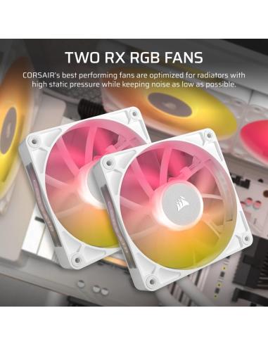 Corsair Titan 240 RX RGB AIO Kit de Refrigeración Líquida 240mm Blanca