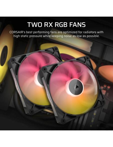 Corsair Titan 240 RX RGB AIO Kit de Refrigeración Líquida 240mm Negro