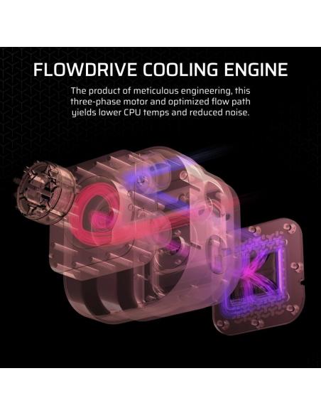 Corsair Titan 240 RX RGB AIO Kit de Refrigeración Líquida 240mm Negro