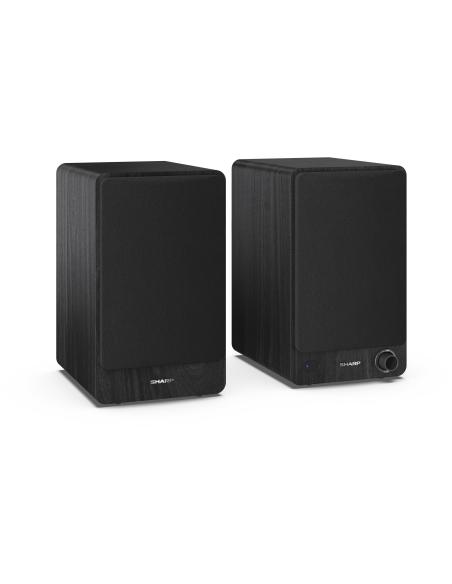 Sharp CP-SS30 Altavoces Activos de Estante 60W Negro