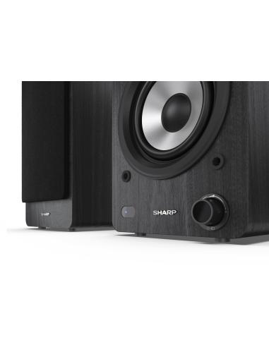 Sharp CP-SS30 Altavoces Activos de Estante 60W Negro