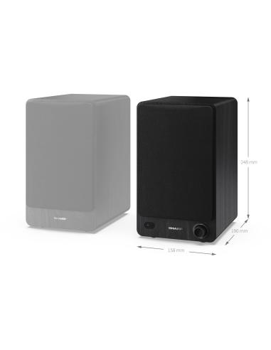 Sharp CP-SS30 Altavoces Activos de Estante 60W Negro