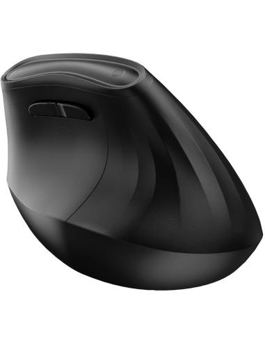 Ewent EW3208 Ratón Óptico Ergonómico Inalámbrico Bluetooth 4000 DPI Negro