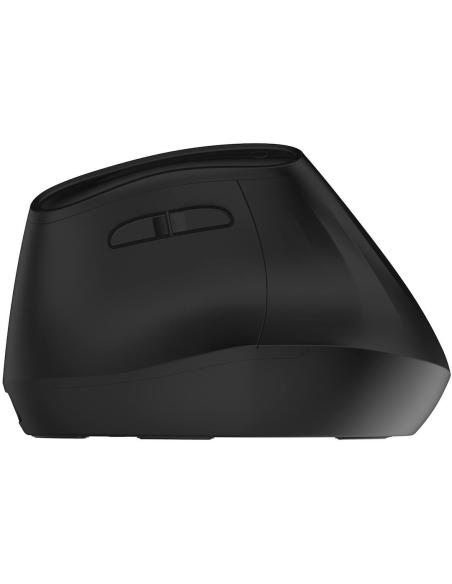 Ewent EW3208 Ratón Óptico Ergonómico Inalámbrico Bluetooth 4000 DPI Negro