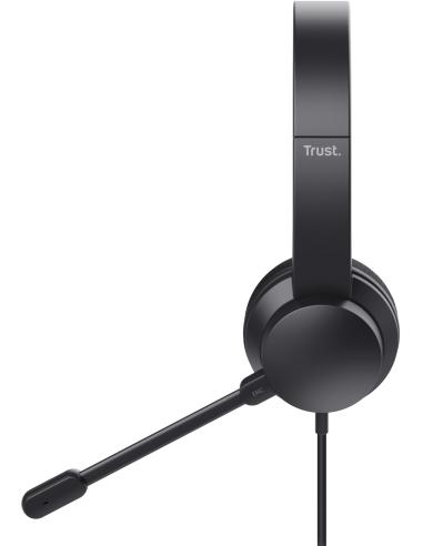Trust Ayda Headset Auriculares Diadema con Micrófono Negros