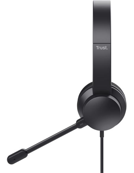 Trust Ayda Headset Auriculares Diadema con Micrófono Negros