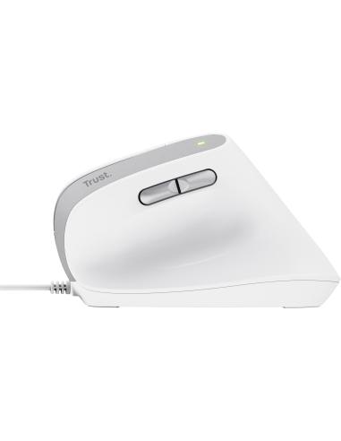 Trust Bayo II Ratón Ergonómico 2400 DPI Blanco