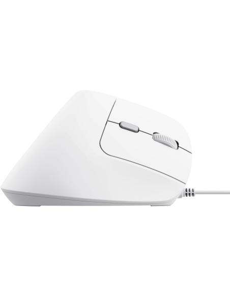 Trust Bayo II Ratón Ergonómico 2400 DPI Blanco