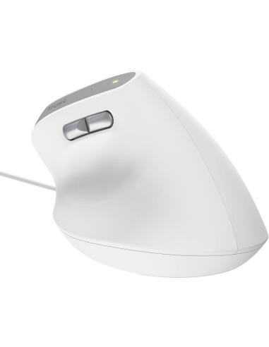 Trust Bayo II Ratón Ergonómico 2400 DPI Blanco