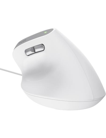 Trust Bayo II Ratón Ergonómico 2400 DPI Blanco