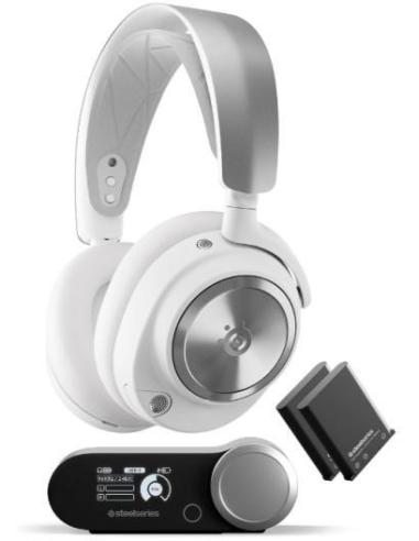 SteelSeries Arctis Nova Pro Wireless Auriculares Gaming Inalámbricos Blancos